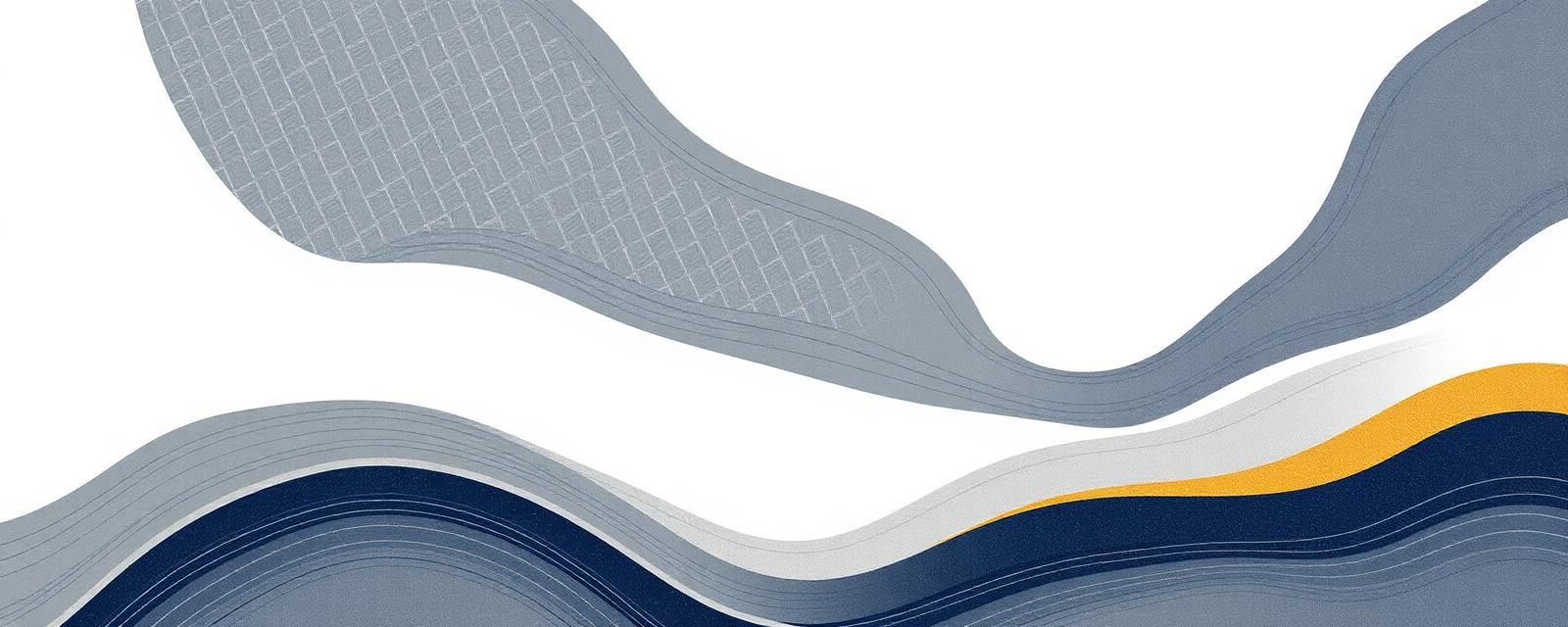 Abstract topographic and urban grid composition representing EAST's project portfolio