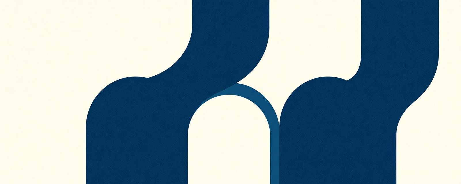 Abstract architectural arches representing EAST's four advisory pillars